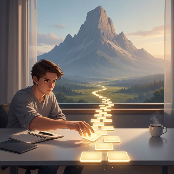 Breaking Large Goals into Small Steps: Staying Motivated with Manageable Tasks